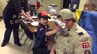 Cub Scout Pack 775 Pie Throwing - 2014