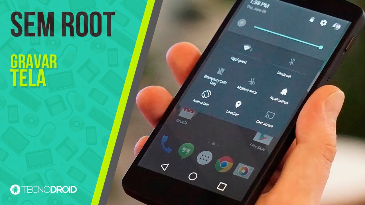 6 apps para GRAVAR A TELA do ANDROID SEM ROOT - YouTube