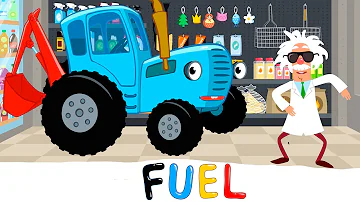 Cars Fuel Song - Blue Tractor - Kids Songs & Cartoons