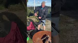 Ozzi Gear Chair Setup by the Campfire