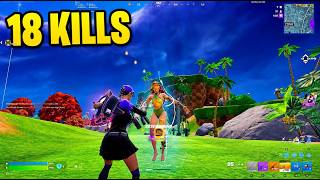18 Kill Fortnite Gameplay in BOT LOBBIES (No Commentary)!