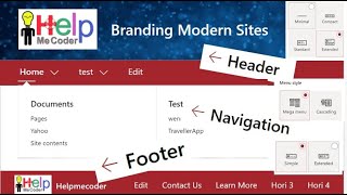 SharePoint Branding Modern Sites: Themes, Header, Navigation, Footer