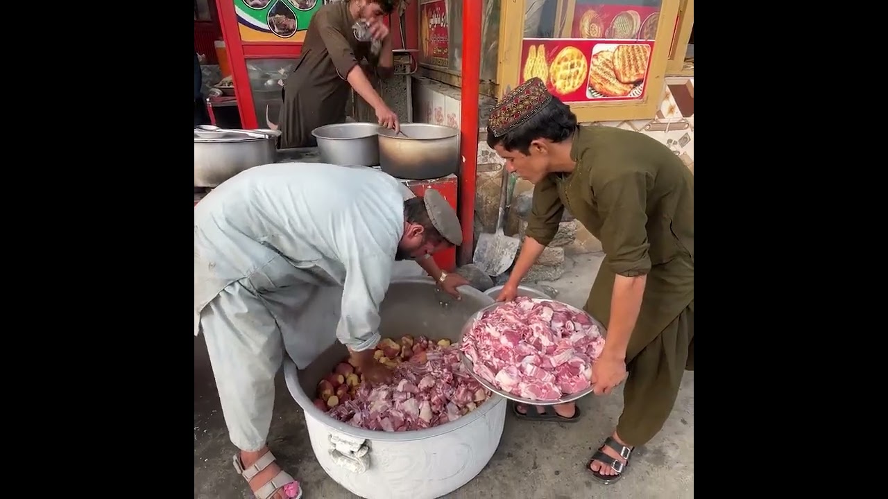 Afghanistan Most famous Marko Rosh Dampukhat | Street food | Part1