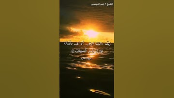 سورة غافر من آية 52 إلى آية 55 بصوت الشيخ ياسر الدوسري♥♥