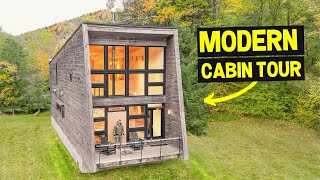 ICONIC MODERN CABIN w/ UNIQUE EXTERIOR DESIGN! (Full Airbnb Tour)