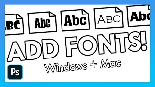 How to Add Fonts in Photoshop | Adobe Tutorial screenshot 5