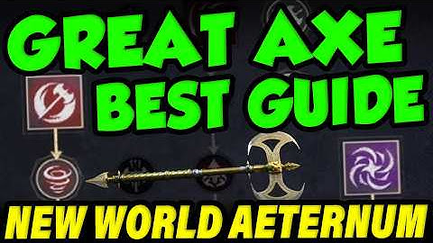 GREATAXE IS THE BEST WEAPON IN NEW WORLD! Best Great Axe Guide For New World Aeternum!