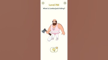 What is lumberjack hiding? | #Dop2 | Level 726 | Delete one part | ‎@Dop2Gaming1122 | #Short  #viral