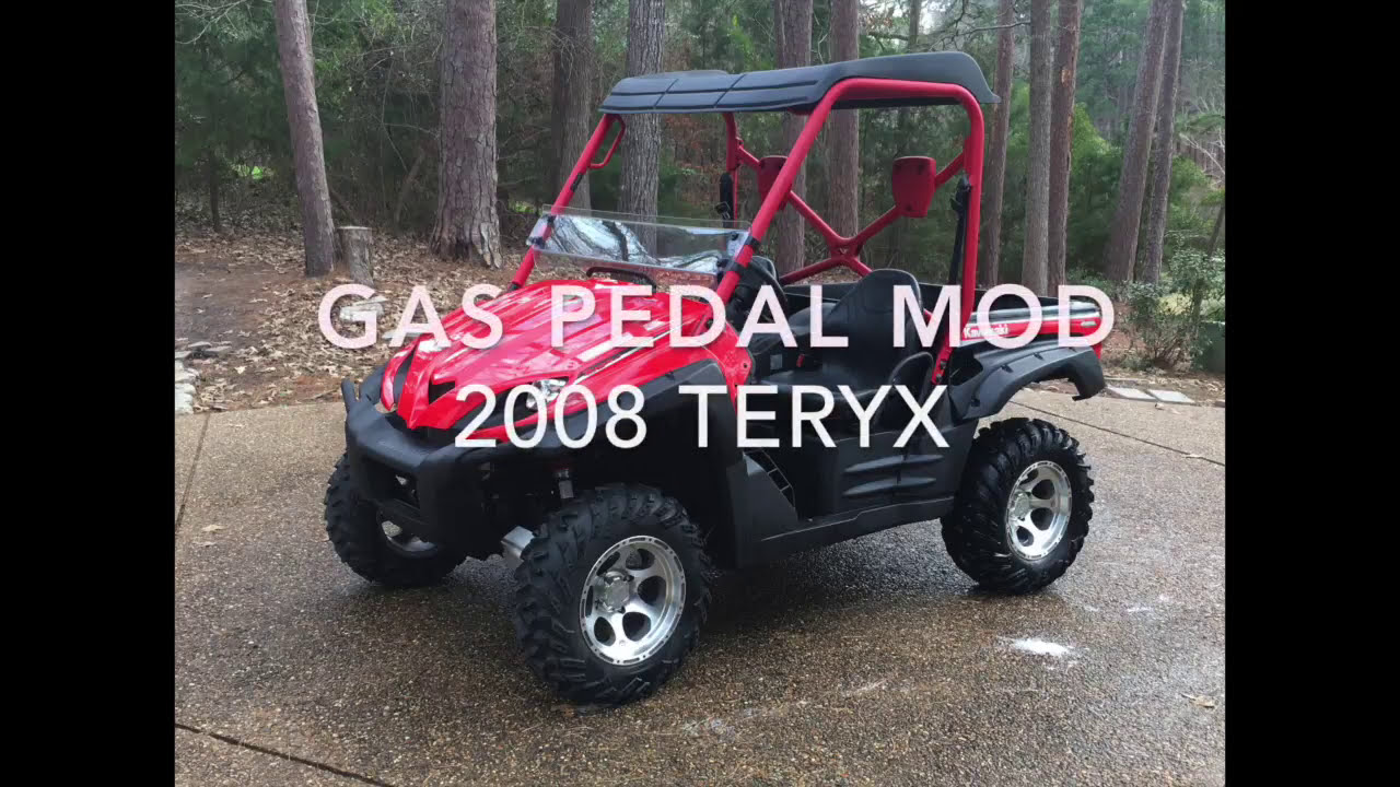 2008 Teryx UTV Gas Pedal Mod YouTube