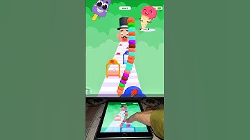 Ice cream 🍦🍨 stack run android ISO gameplay level-7 #shorts #games #gameplay
