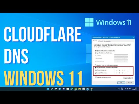 How to Set Up 1.1.1.1 DNS Server for Windows 11 | Change DNS To CloudFlare In Windows 11