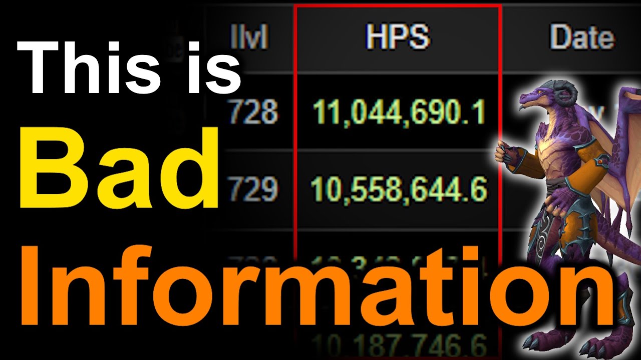 HPS — самая вводящая в заблуждение статистика в WoW.