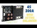 Full test of Maxkgo 4S 200A LiFePo4 BMS with active balancer.