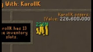 The luckiest 2 hours in OSRS (BANK DOUBLED BY ACCIDENT)