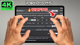 🔥120FPS Test IPad Pro M5 BGMI Handcam Gameplay 