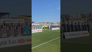 Bandırmaspor - Adana Demirspor giriş seromonisi