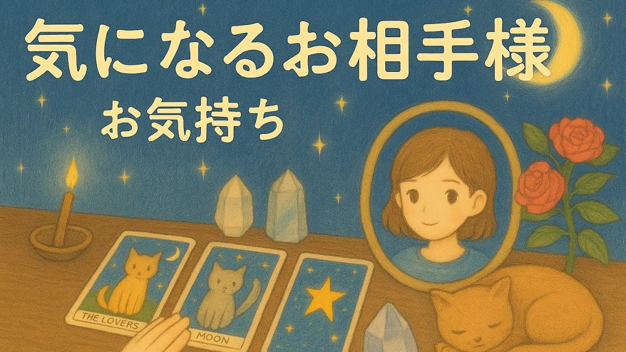 【人間関係全般】気になるお相手様は、あなたの事をどう思っていますか🐦タロット占い🔮✨(辛口選択肢あり⚠)