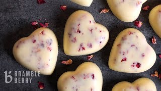 Anne-Marie Makes Heart Lotion Bars - Great for Dry Skin | Bramble Berry
