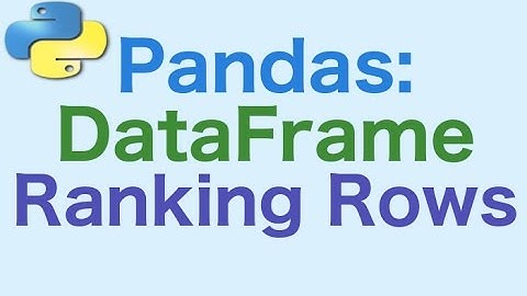 44: Pandas DataFrames: Ranking Rows