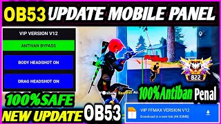 😱 Free Fire OB53 Antiban Headshot Panel 🔥 | Mod Menu + Injector OB53 100% Safe ✅ | #freefire #ob53 screenshot 1