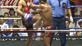 Muay Thai Fight - Thanonchai vs Seksan, Rajadamnern Stadium Bangkok - 4th June 2015