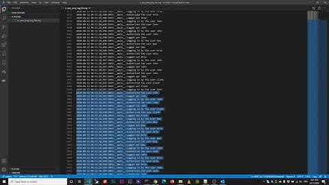 How to remove multiple lines or specific range of lines from very long log file