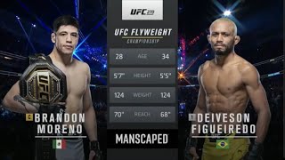 Brandon Moreno vs Deivson Figueiredo 3 UFC 270 Full fight