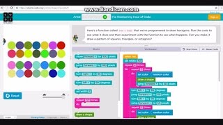 Hour of Code - Artist - DOTS Pattern