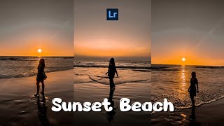 SUNSET BEACH - FREE MOBILE LIGHTROOM PRESETS | SUNSET | MOBILE LIGHTROOM