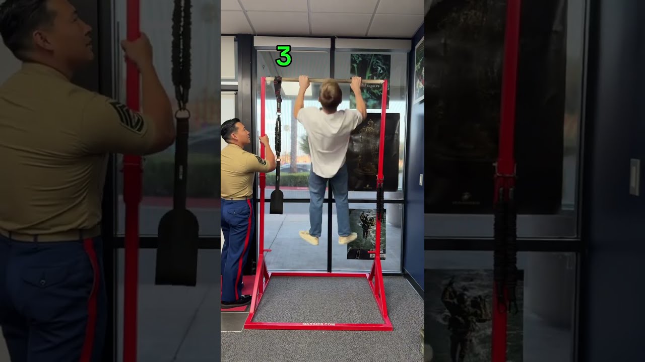 Pull Up Challenge With A Marine LeadLikeAMarine USMC Marinecorps Sponsored