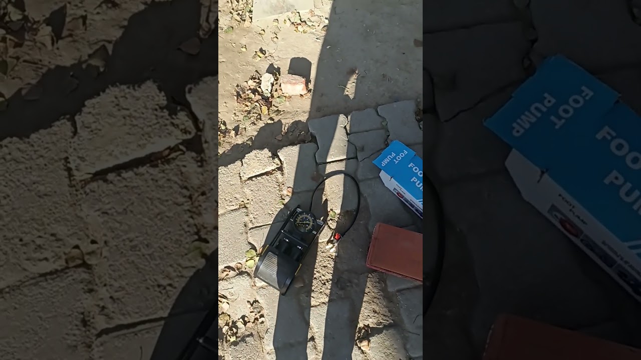 foot pump available my shop...