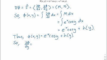 Calculus III - Unit 5 Section 3 - Conservative Vector Fields Part 2