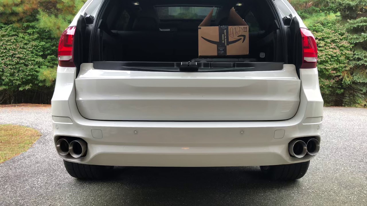 BMW X5 vibrant ultra quiet resonators - YouTube