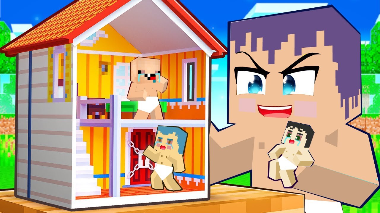 فلم ماين كرافت : زرزور يلعب في الاطفال في المنزل 🔥😱