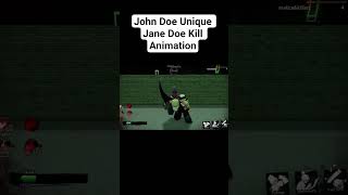 John Does Unique Jane Doe Kill Animation Doom By Fate