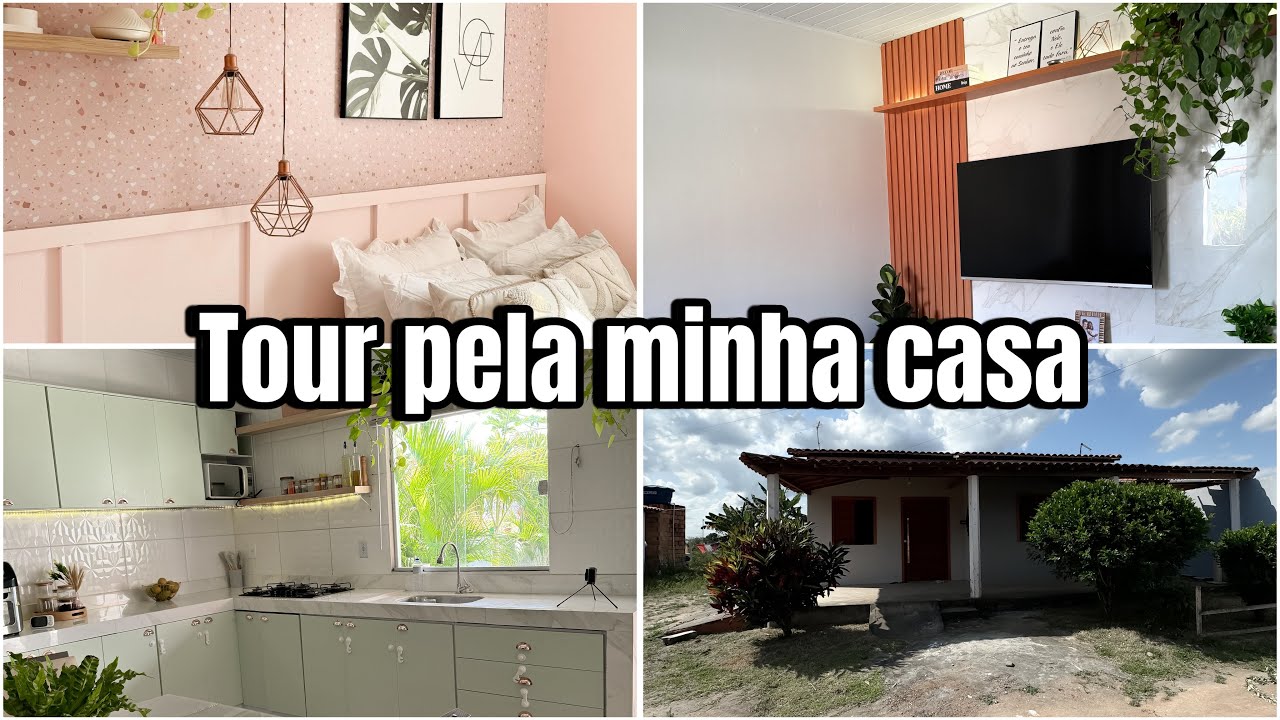 TOUR PELA MINHA CASA NO INTERIOR | EVOLUÇÃO DA MINHA CASA - YouTube