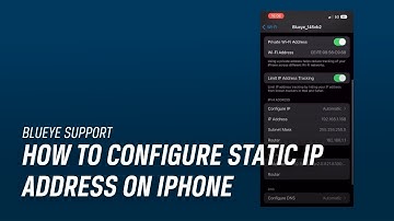 How to configure static IP address on iPhone | Blueye Support