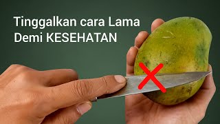 It turns out this is how to peel a mango