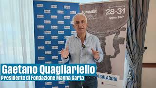 Intervista Gaetano Quagliariello - Summer School 2025