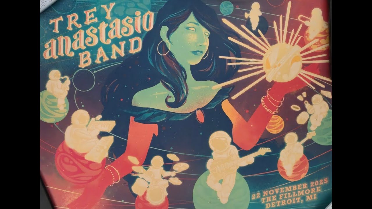 TAB Trey Anastasio Band Fillmore Detroit MIchigan 11/22/25 Full Show Vertical Closeups Phish Fans 🎥