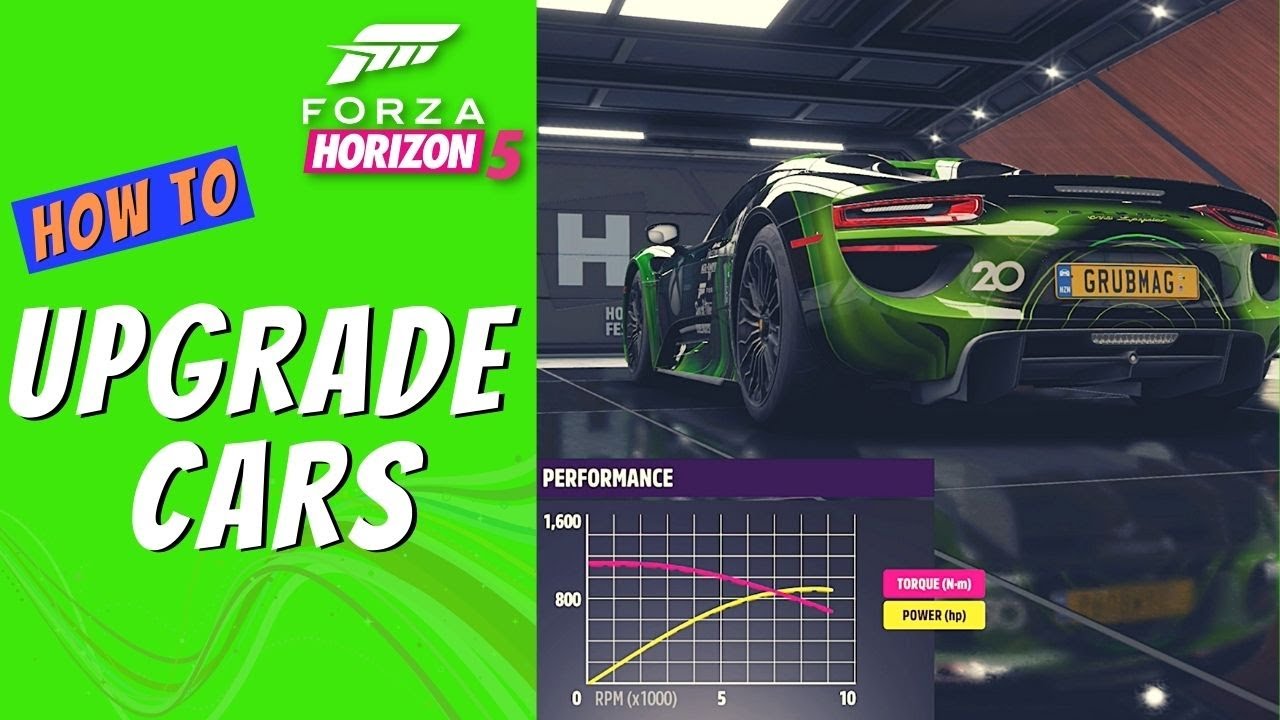 Forza Horizon 5 How to Upgrade Cars YouTube