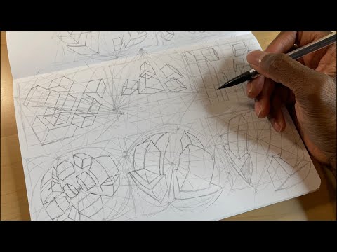 Sketchbook Drawing Live: Perspective Practice - YouTube
