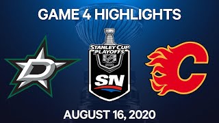 NHL Highlights | 1st Round, Game 4: Stars Vs. Flames - Aug 16, 2020 NHL Highlights | 1st Round, Game 4: Stars Vs. Flames - Aug 16, 2020