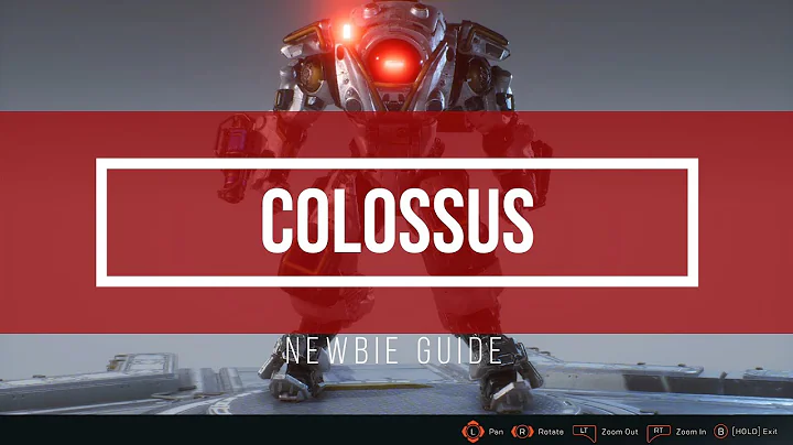 Anthem - Colossus Newbie Guide