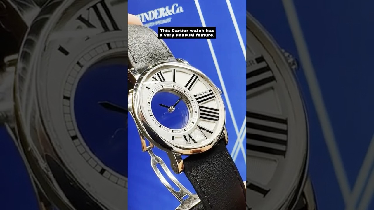 The VERY Unusual Feature Of This Cartier Watch