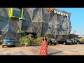 THIS SUPERMARKET WAS MADE WITH CONTAINERS IN LAGOS NIGERIA (Amazing Restaurant view behind!)