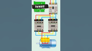 Reverse Forward Motor Starter Power Connection #reverse #forward #motorconnection #shorts #ytviral