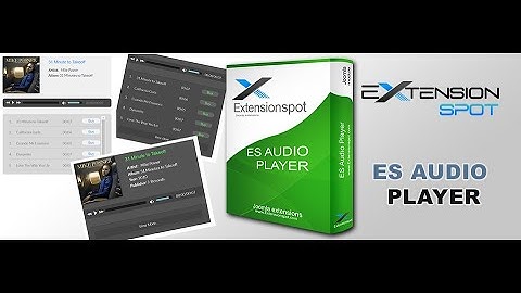 Es Audio Player module for Joomla! Documentation
