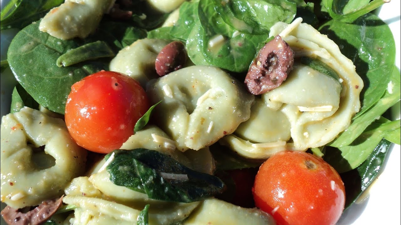 SPINACH & TORTELLINI SALAD | SimpleCookingChannel