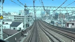 JR中央本線［快速］前面展望（三鷹〜東京)